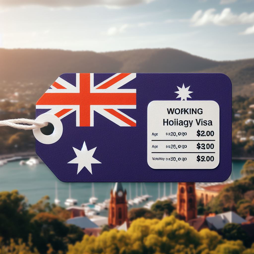 how much is a working holiday visa in australia